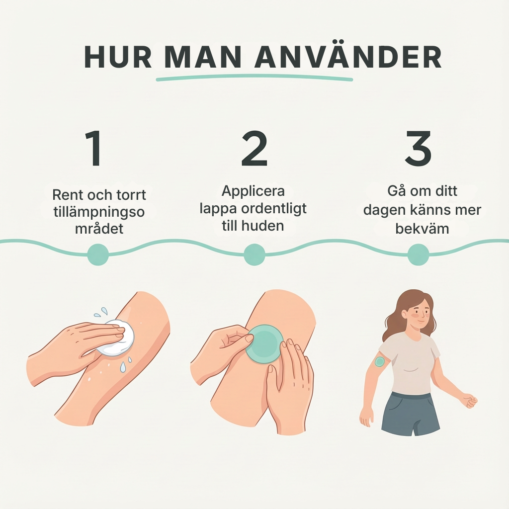 Ovelin® Unpuff-plåster | naturligt stöd för bättre humör, ökat fokus och motivation