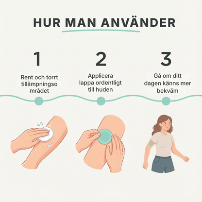Ovelin® Unpuff-plåster | naturligt stöd för bättre humör, ökat fokus och motivation