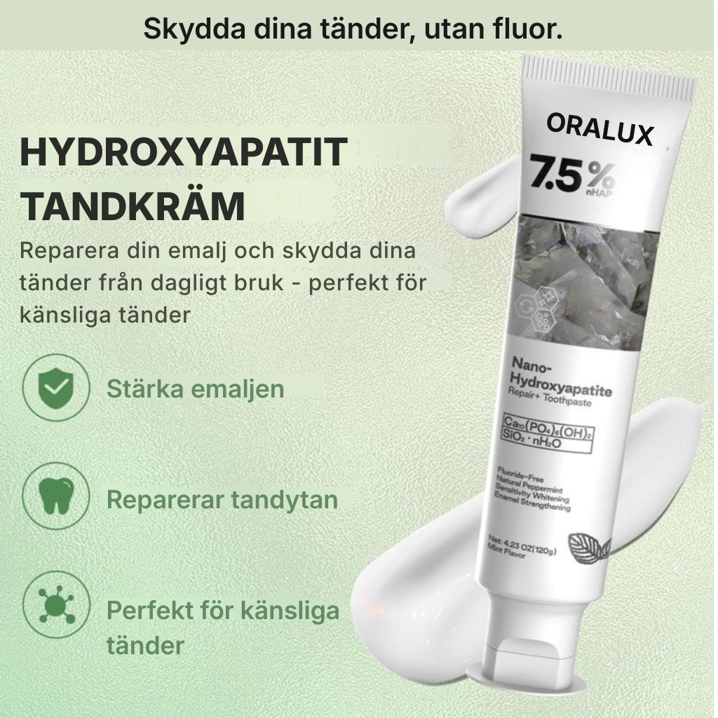 Oralux® | Remineraliserande tandkräm med hydroxiapatit