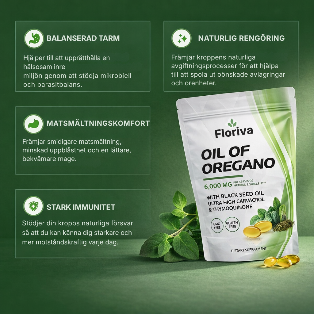 Floriva® | Naturlig rening och tarmstöd