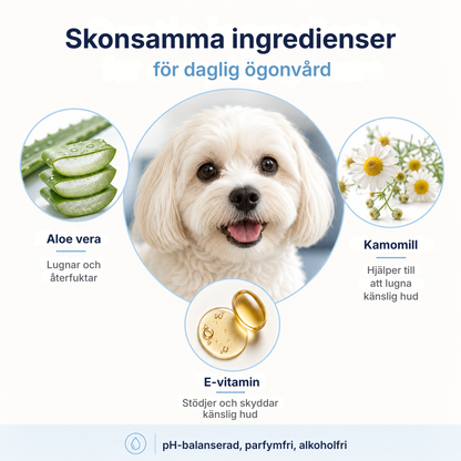 Petelle® Ögonservettsats | förebyggande åtgärder som håller ögonen friska