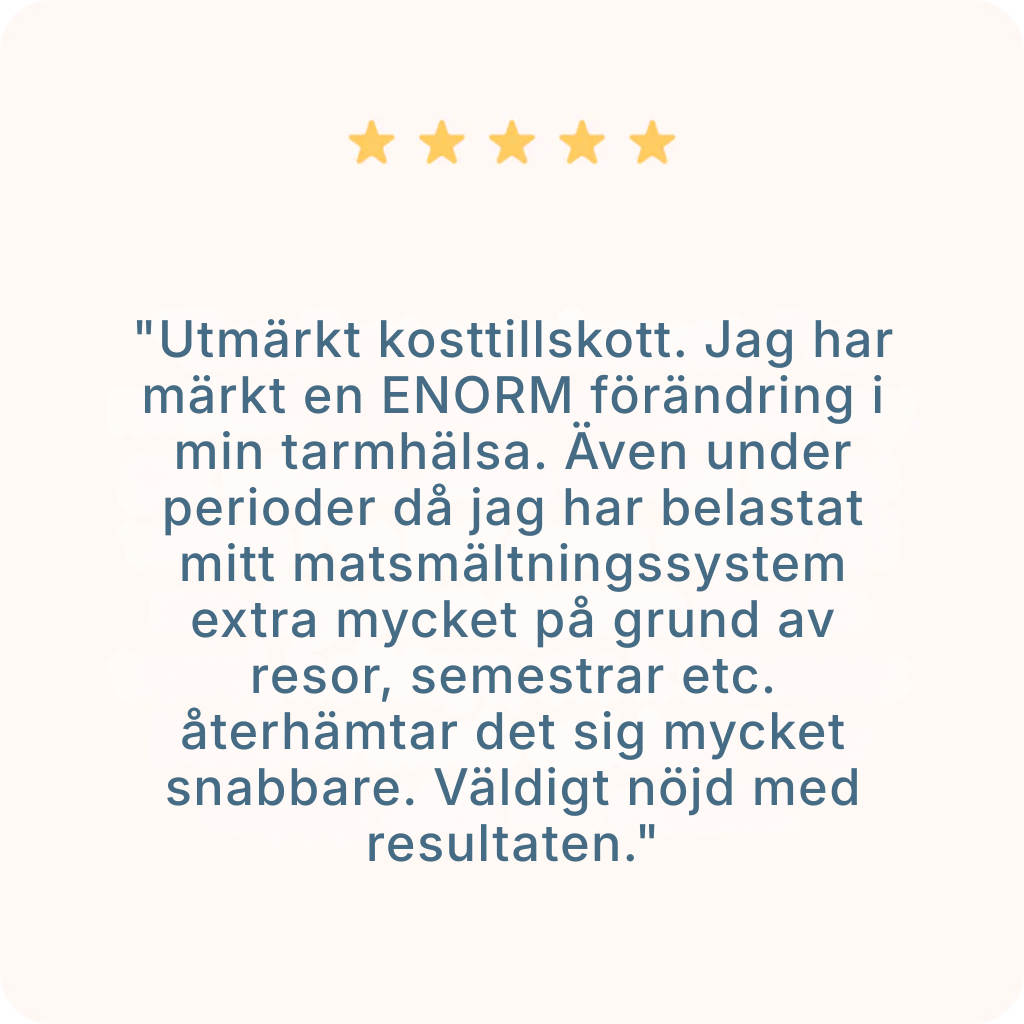 FloraBalans® | Natriumbutyrat: Kosttillskott för tarmhälsa