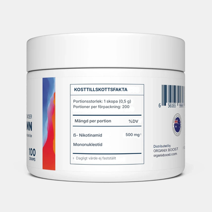 Vitanex® | Rent NMN-pulver (nikotinamidmononukleotid)