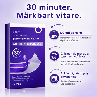 Vitora® | Synlig tandblekning utan risk för ömhet