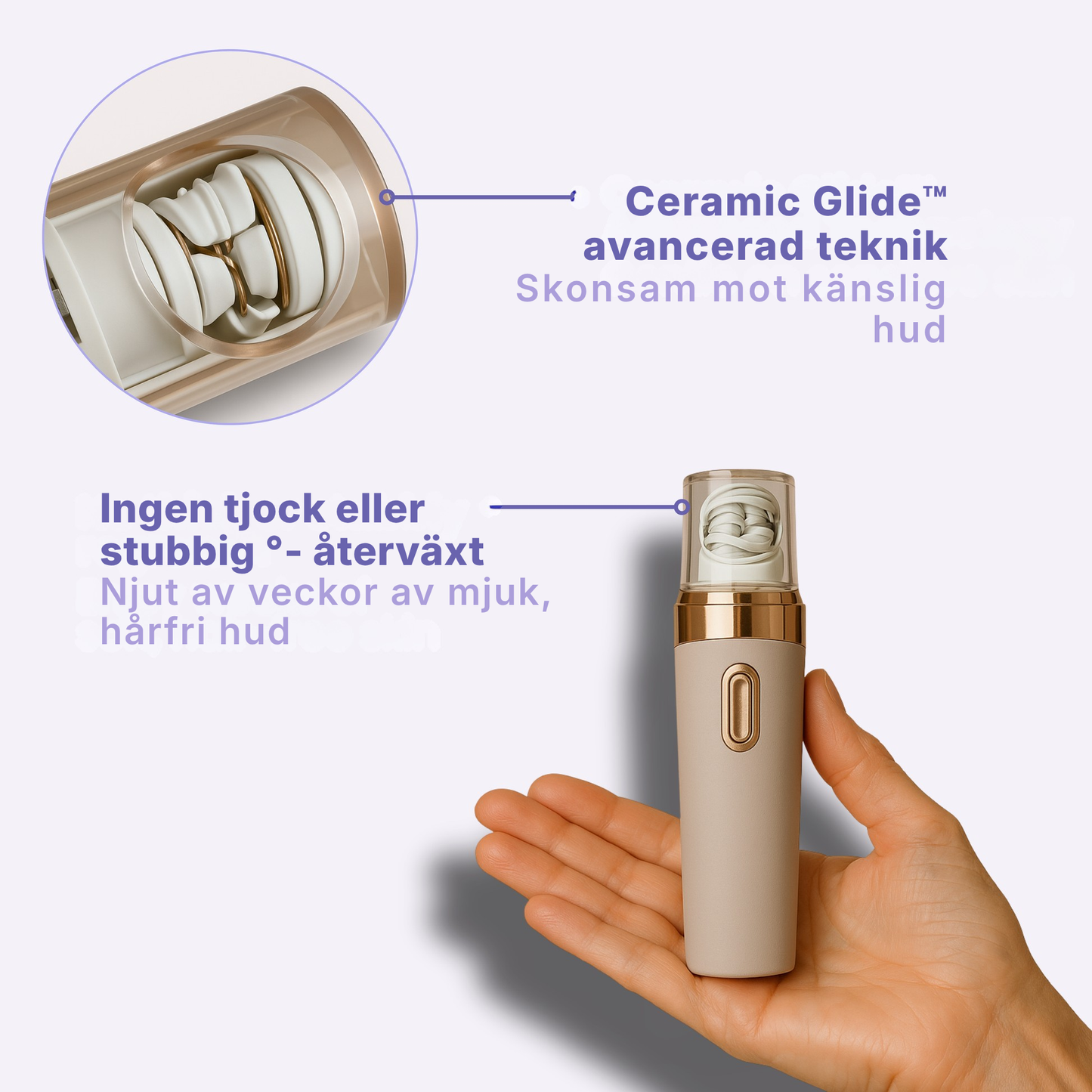 Glabra® | Effektiv hårborttagning i ansiktet utan inåtväxande hårstrån