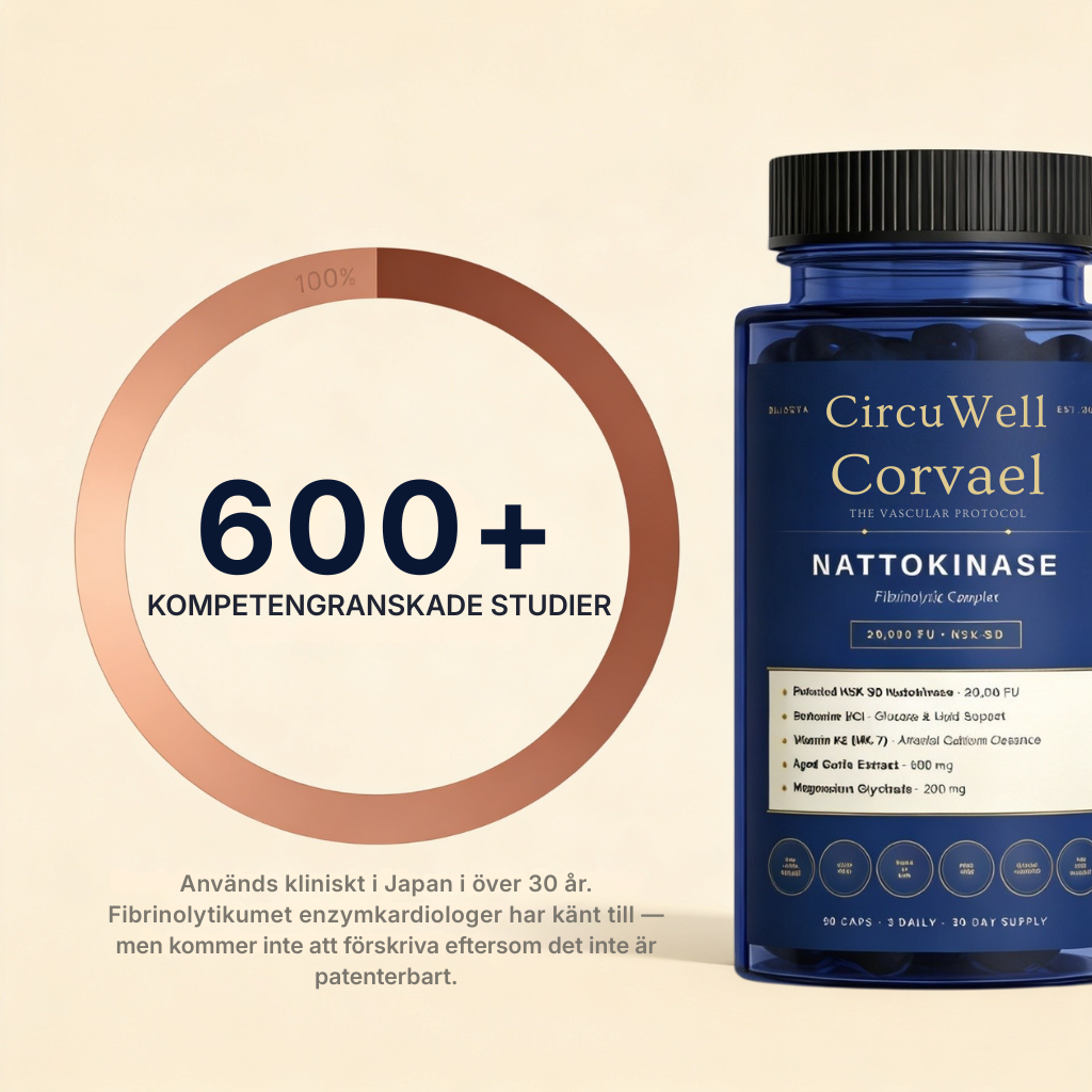 CircuWell® Corvael Nattokinase fibrinolytiskt komplex