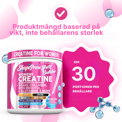 ShapePrime® Shelf Builder | All-in-One-kreatinkomplex för kvinnor