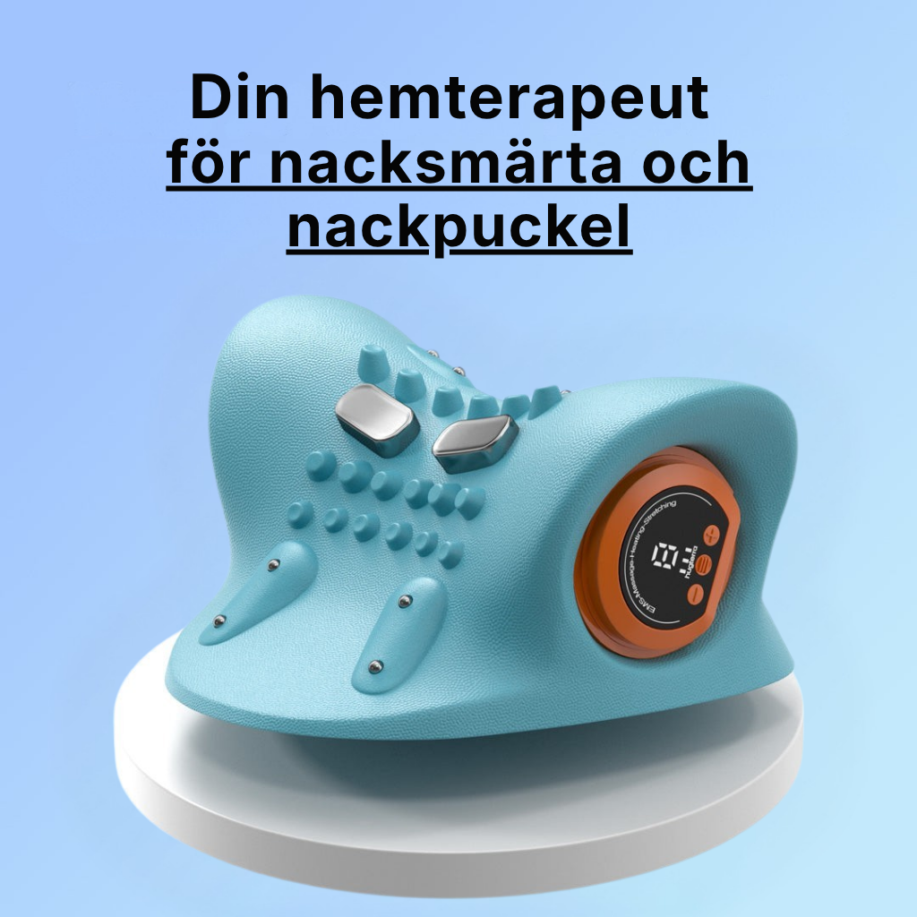 CervikalStöd® | Professionell nack- och hållningsenhet med EMS, värme, massage och dekompression