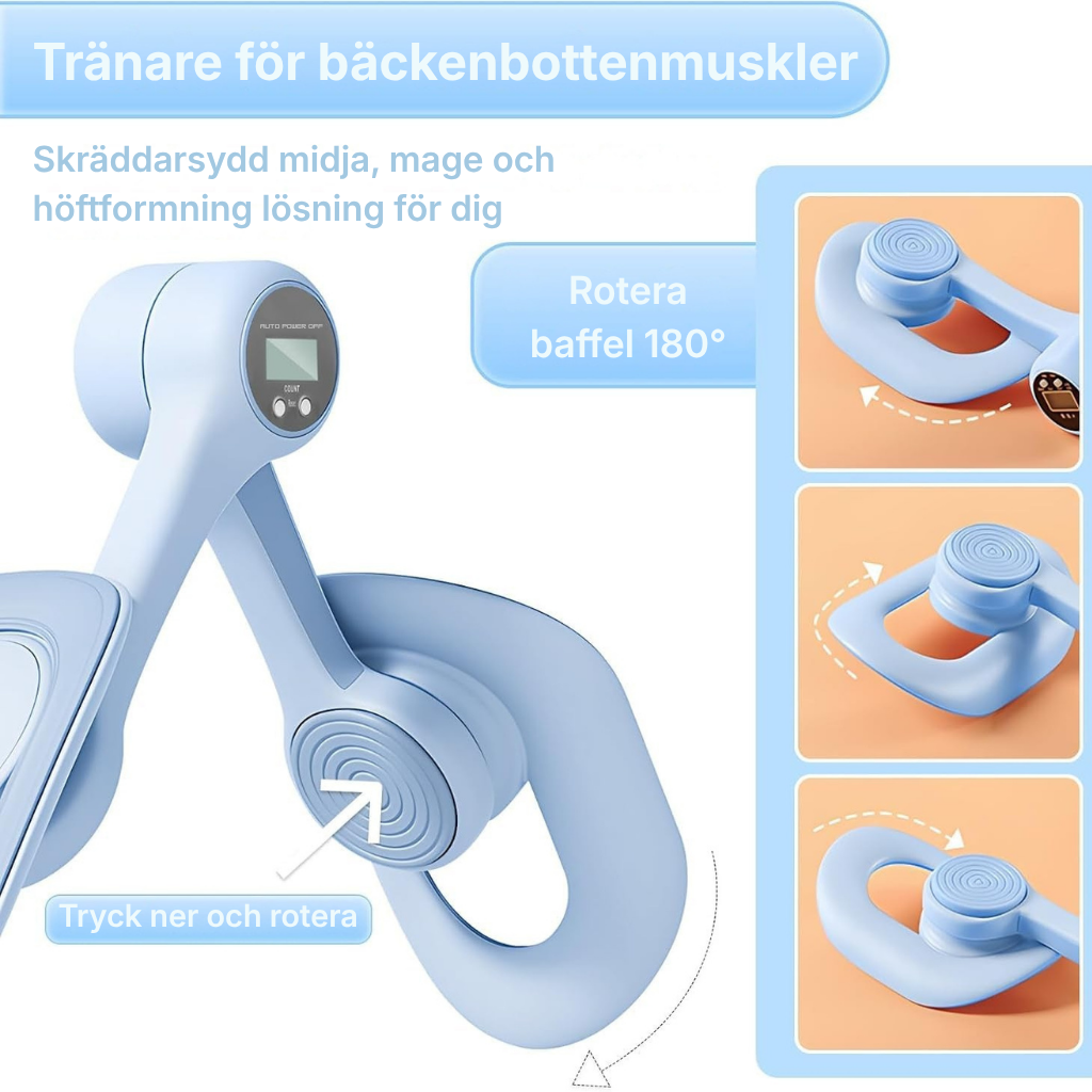 Pelvia® | Träningsredskap för stöd vid lår- och bäckenprolaps