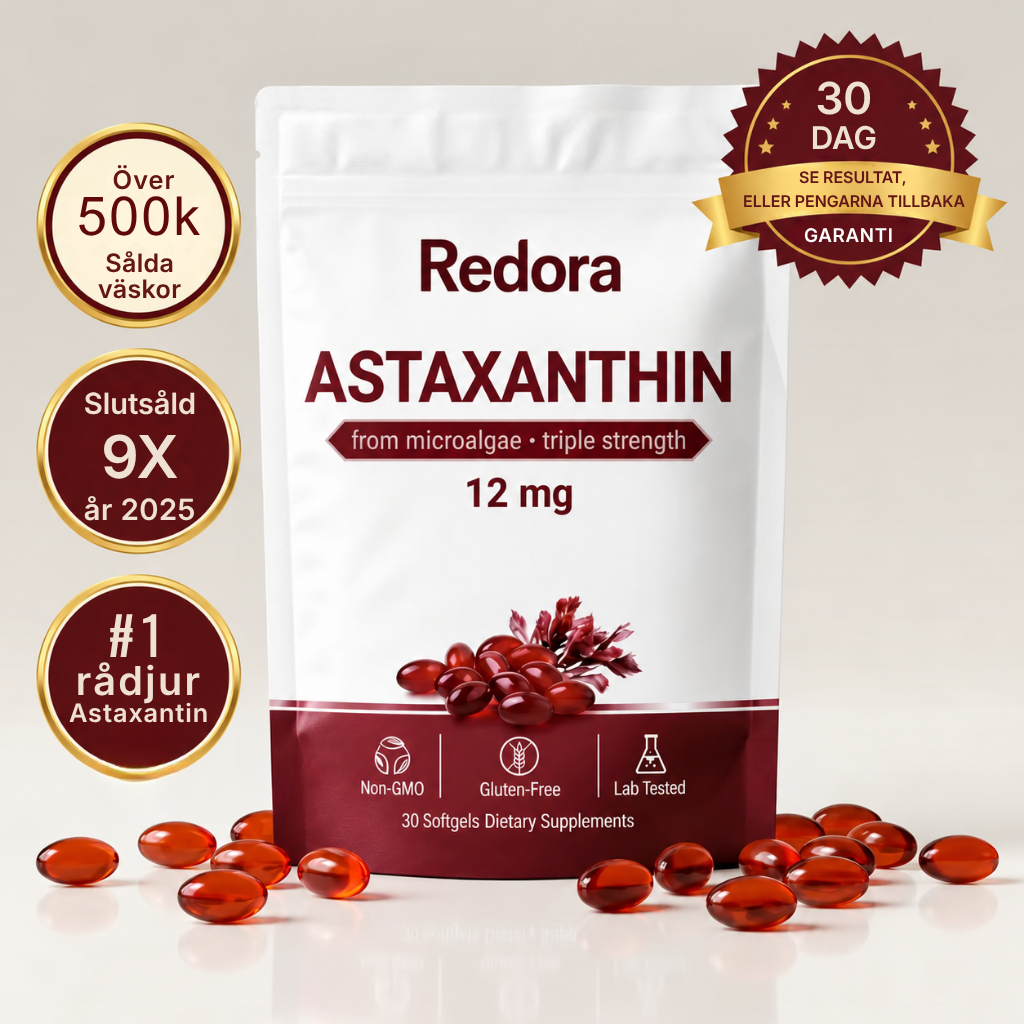 Redora® | Astaxantin för lindring av ledvärk