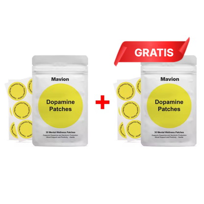 Mavion® Dopaminplåster | Förbättra humöret på naturlig väg för att öka koncentrationen och motivationen
