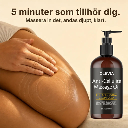 Olevia® Massageolja mot celluliter | Inga besvikande krämer från apoteket och inga dyra behandlingar på salong.