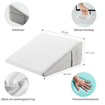 Nuitra® | Kudde mot snarkning + gratis sömnmask