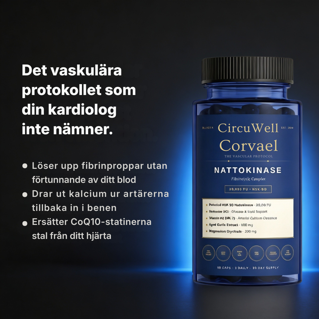 CircuWell® Corvael Nattokinase fibrinolytiskt komplex