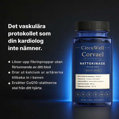 CircuWell® Corvael Nattokinase fibrinolytiskt komplex