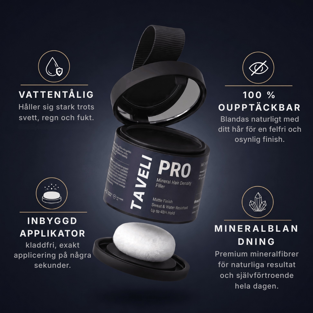 Taveli Pro® | Filler för omedelbar hårfyllighet