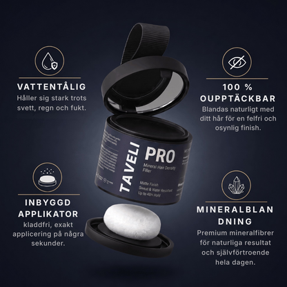 Taveli Pro® | Filler för omedelbar hårfyllighet