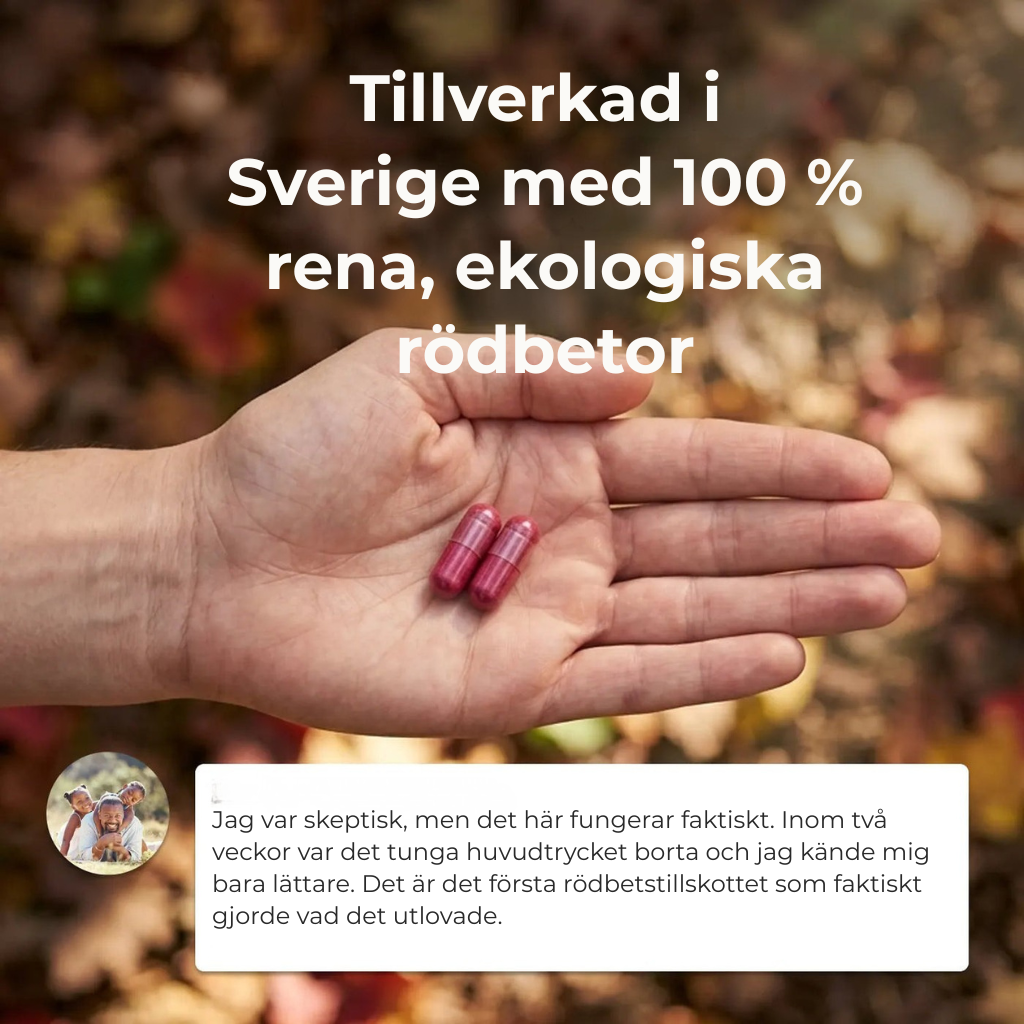 Vitaro® | Rödbetkapseler – Främjar en sund blodgenomströmning och cirkulation
