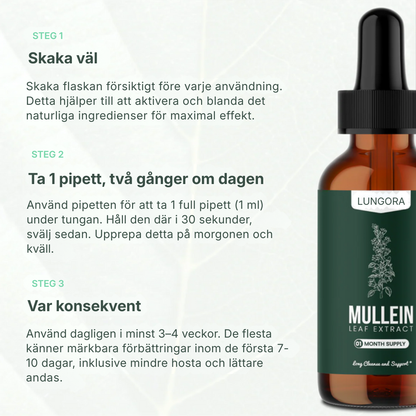Lungora® | Kungsljus + klorofyll – droppar för lungorna