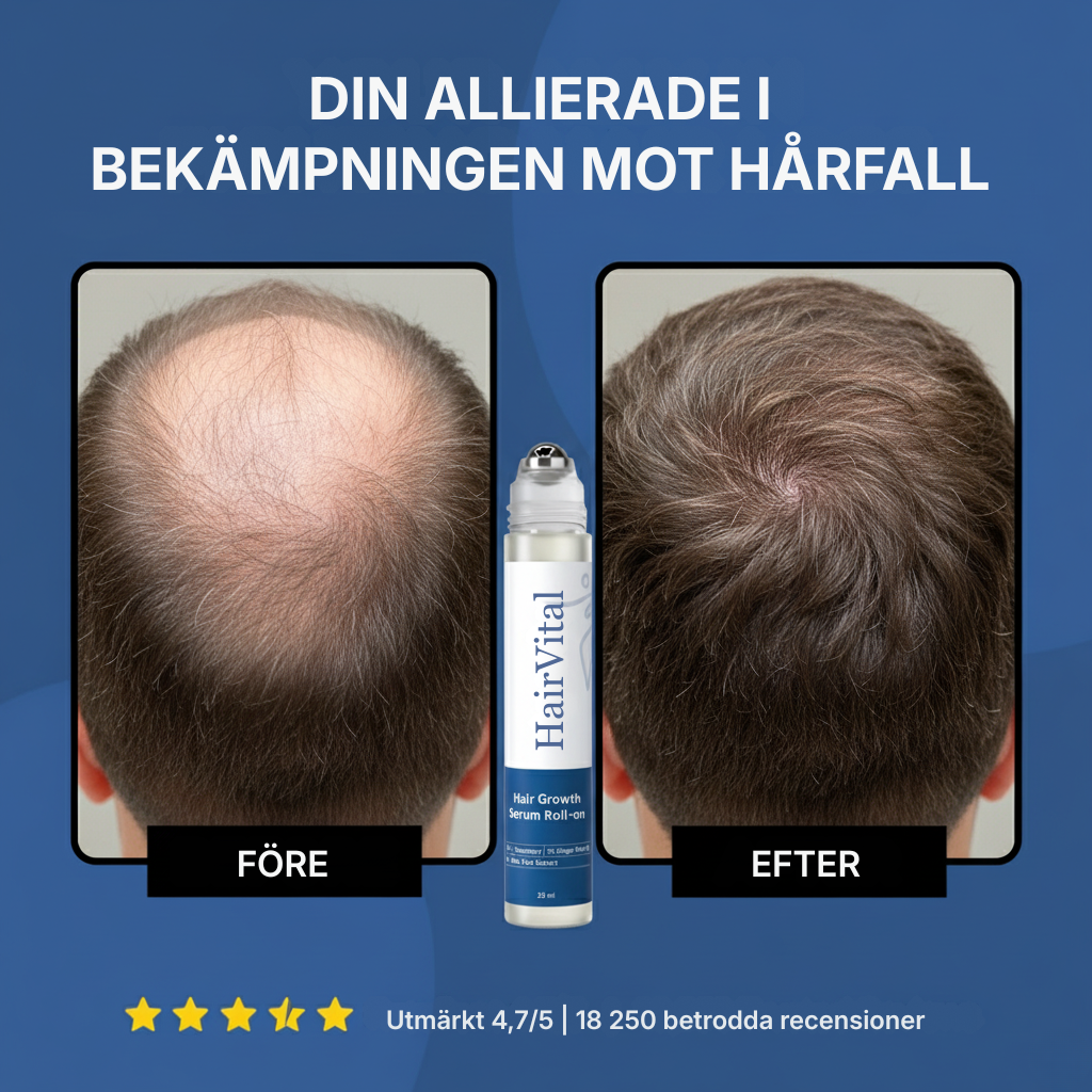 HairVital® | Roll-on-serum för hårväxt