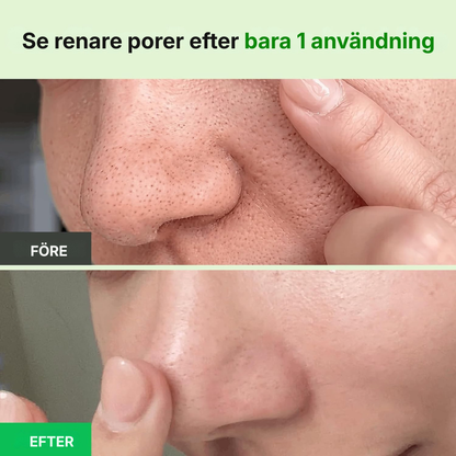 Selivo® Porengöring med grön tomat | Cardi B:s lermaskrengöring för djuprengöring av porer och porförminskning, kontroll av pormaskar och talg, mild ansiktstvätt för kvinnor, koreansk hudvård