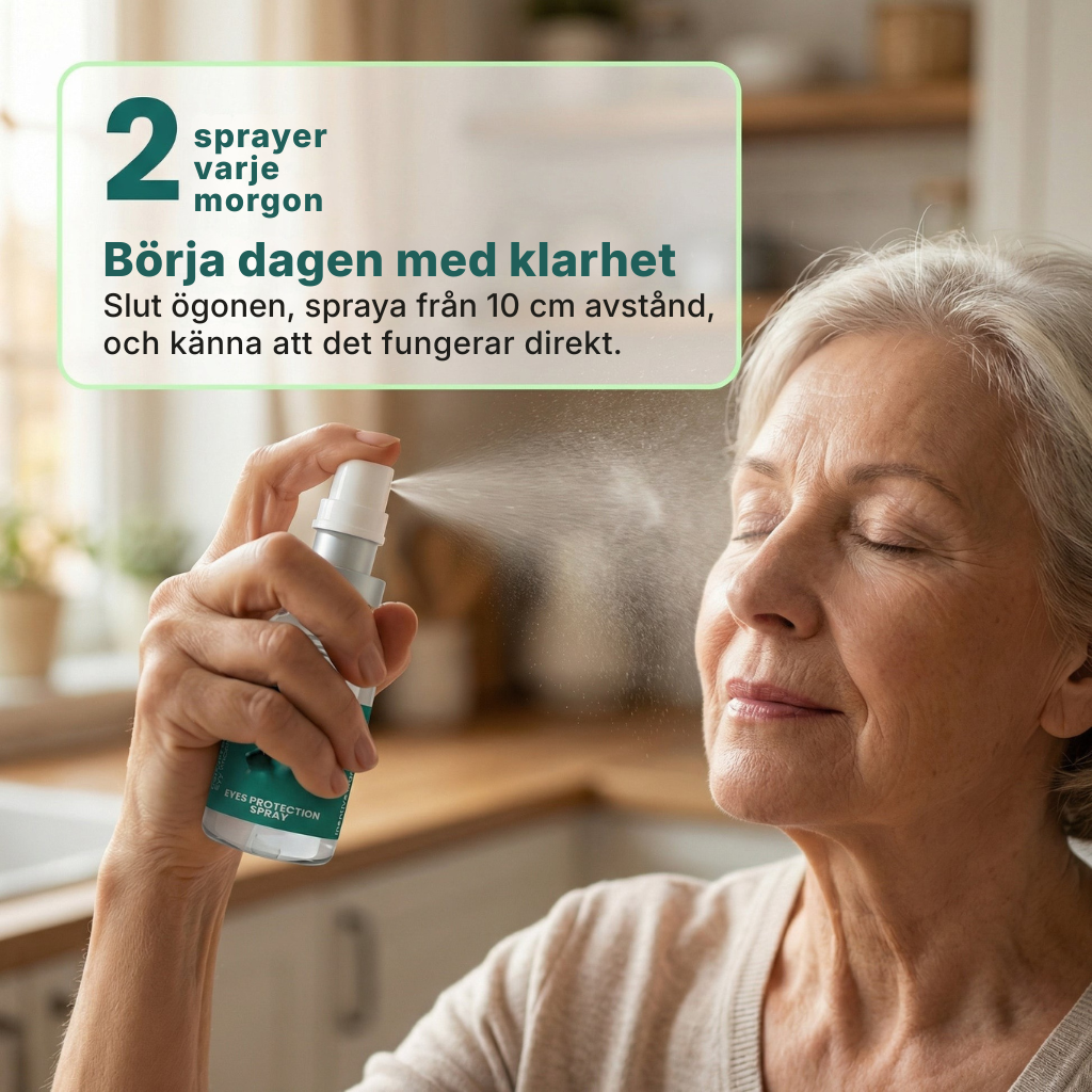 Oculelle® Lutein ögonspray | avancerat dagligt stöd för synen, gula fläcken och ögonkomfort