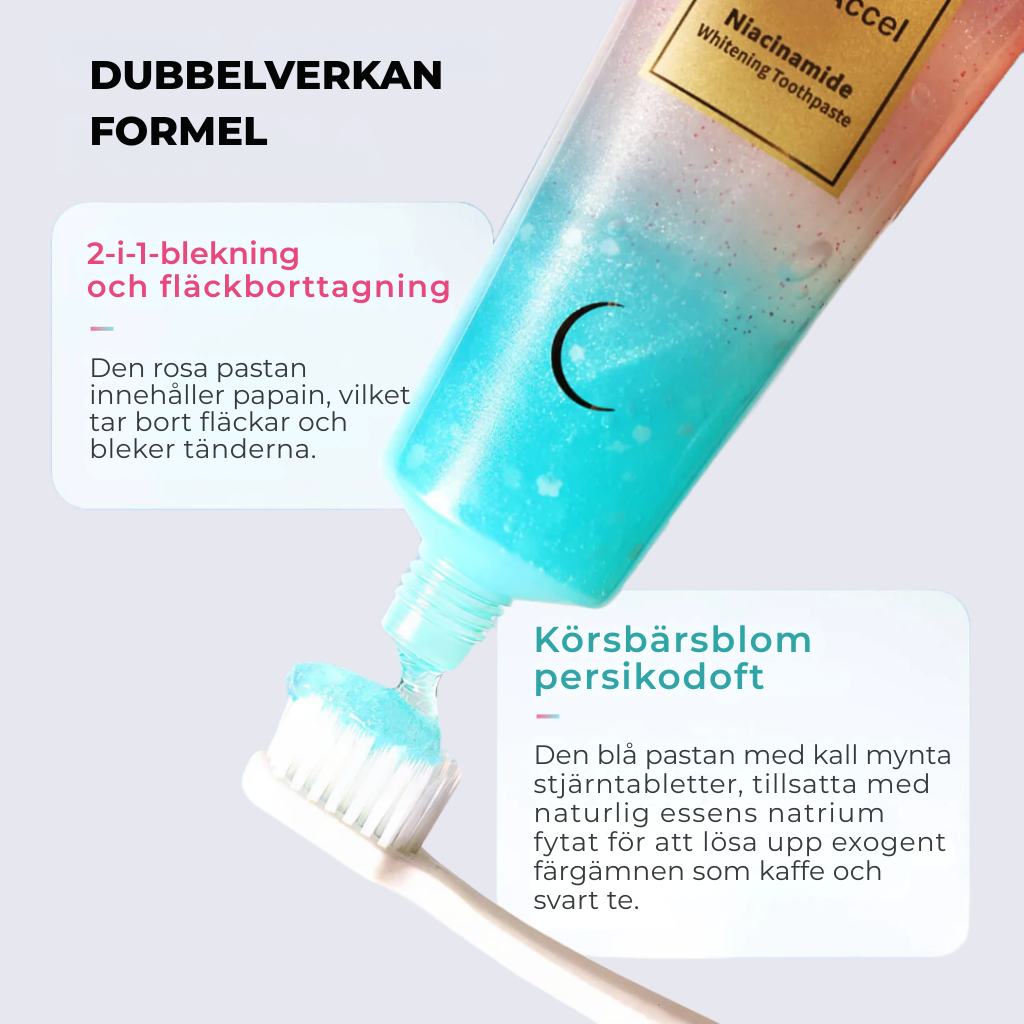Oralux® | Tandkräm med niacinamid för vitare tänder