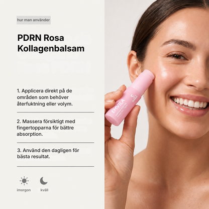 Emvila® | PDRN Collagen Balm – multifunktionellt glow balm för ansikte, hals, läppar och under ögonen