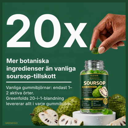 Olevia® | Soursop-gummibonbons 20-i-1