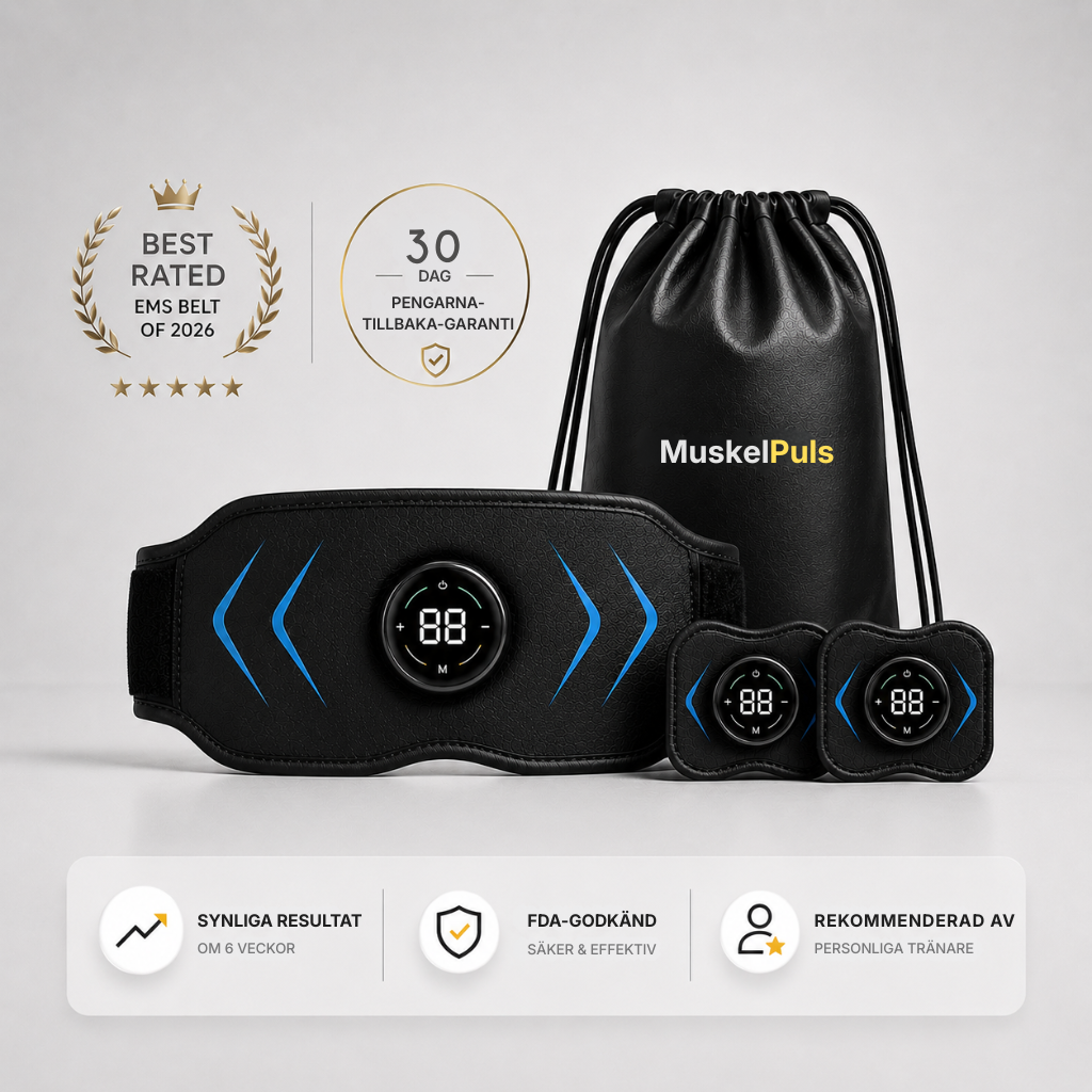 MuskelPuls® EMS Pro | Muskelstimulator för överkroppen – magmuskler och armar