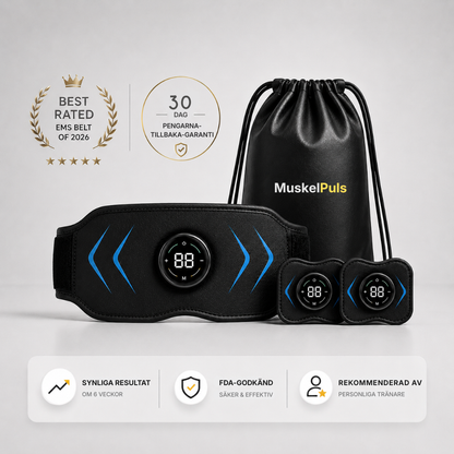MuskelPuls® EMS Pro | Muskelstimulator för överkroppen – magmuskler och armar