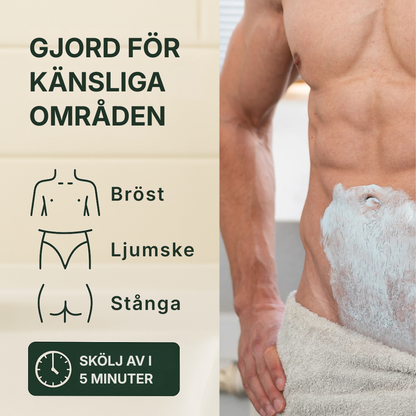 Rakar du dig fortfarande? Det kan göra saken värre | En snabbverkande kräm som tar bort hår enkelt – utan skärsår, utan smärta och utan kladd