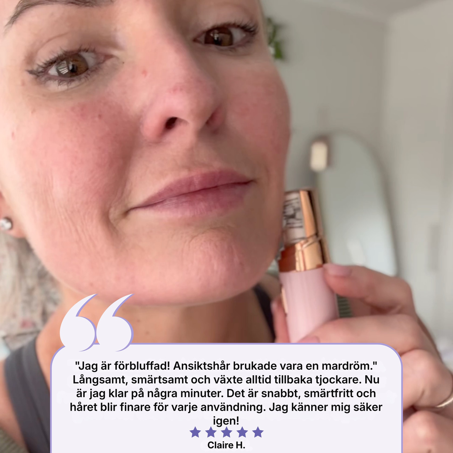 Glabra® | Effektiv hårborttagning i ansiktet utan inåtväxande hårstrån