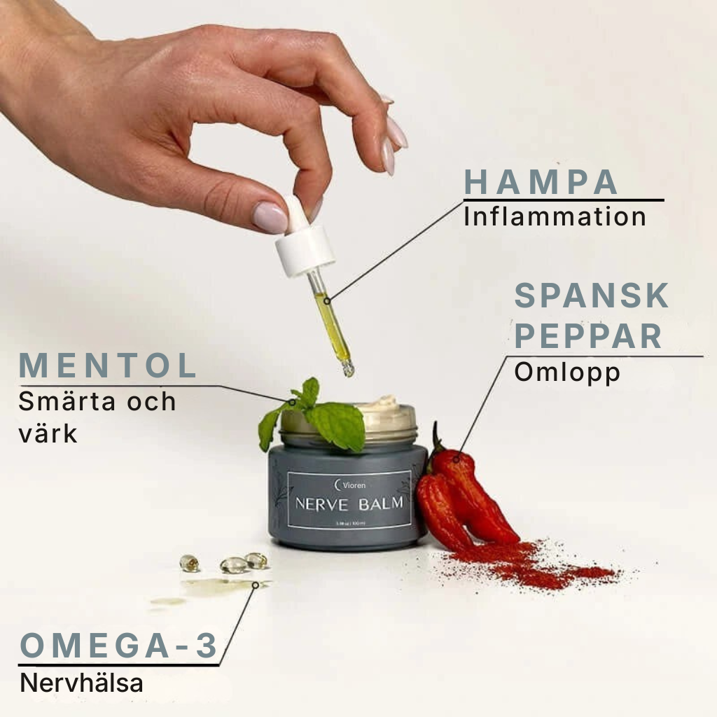 Vioren® Nervbalsam | Avancerad kräm för nervvård