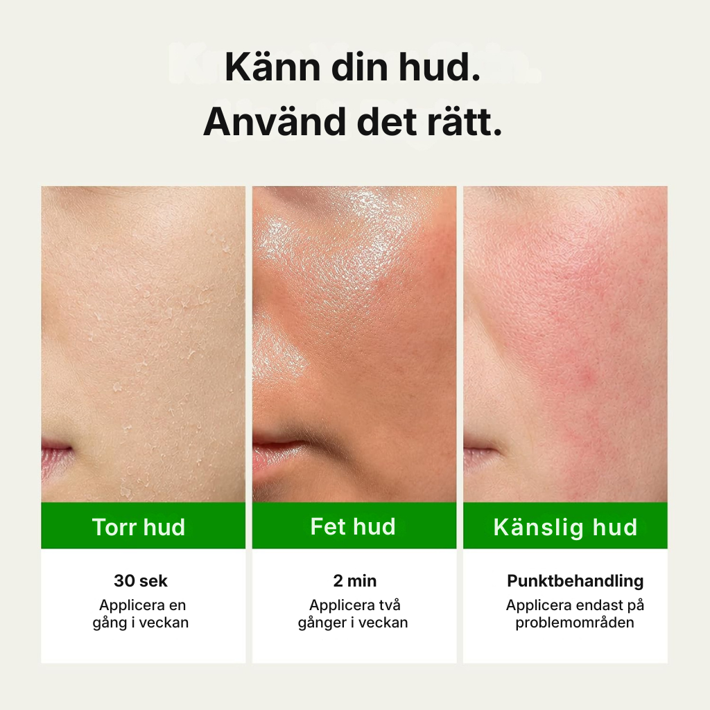 Selivo® Porengöring med grön tomat | Cardi B:s lermaskrengöring för djuprengöring av porer och porförminskning, kontroll av pormaskar och talg, mild ansiktstvätt för kvinnor, koreansk hudvård