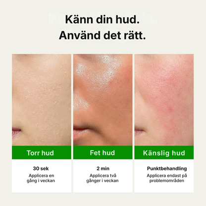 Selivo® Porengöring med grön tomat | Cardi B:s lermaskrengöring för djuprengöring av porer och porförminskning, kontroll av pormaskar och talg, mild ansiktstvätt för kvinnor, koreansk hudvård