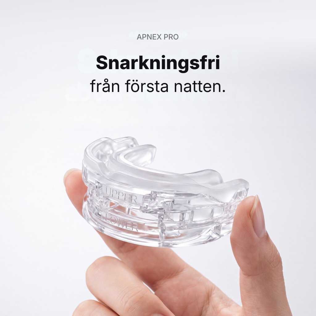 Apnex Pro® | Får snarkningen att upphöra redan från första natten
