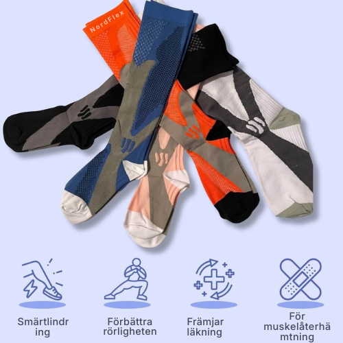 NordFlex® | Kompressionsstrumpor med graderad kompression