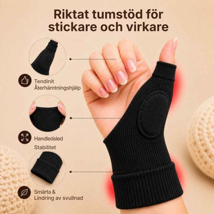 GreppLätt® Handskar med tumstöd – 1 par