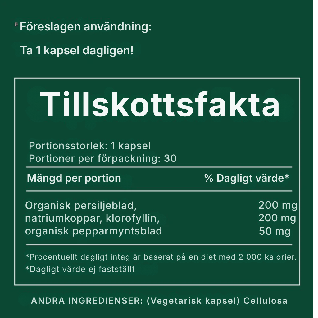OralBalance® | Naturligt kosttillskott för frisk andedräkt och mot kroppslukt