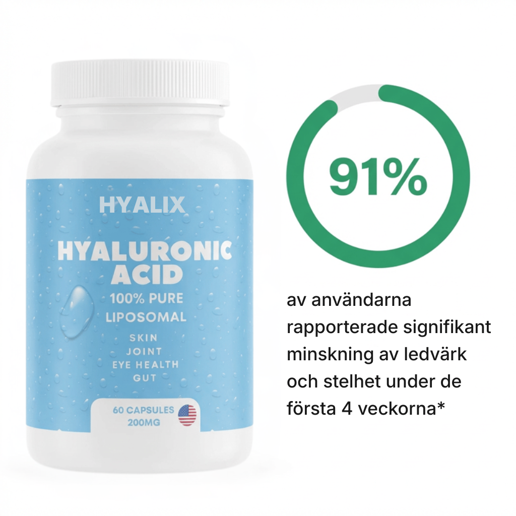 Hyalix® | Joint Molecule – Nu i form av en daglig kapsel som din kropp faktiskt kan ta upp