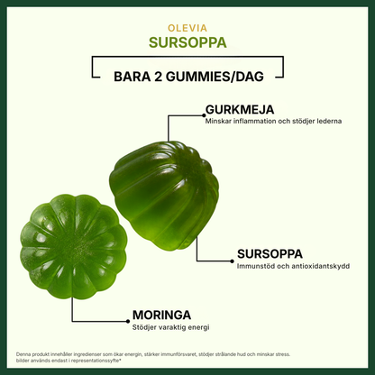 Olevia® | Soursop-gummibonbons 20-i-1
