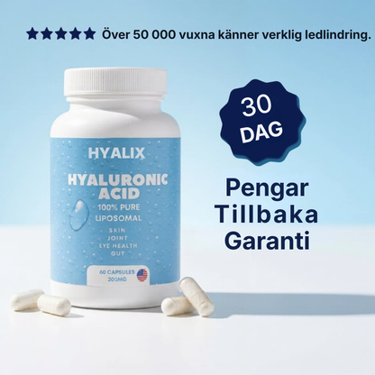 Hyalix® | Joint Molecule – Nu i form av en daglig kapsel som din kropp faktiskt kan ta upp