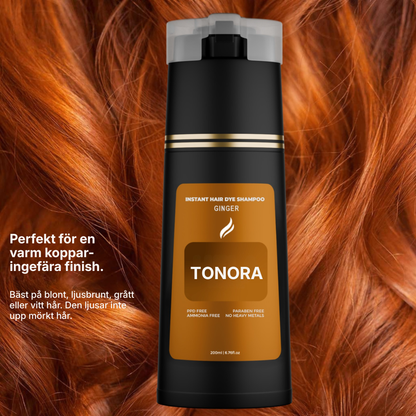 Tonora® | PPD-fritt schampo för grått hår – täcker grått hår på 5–10 minuter hemma