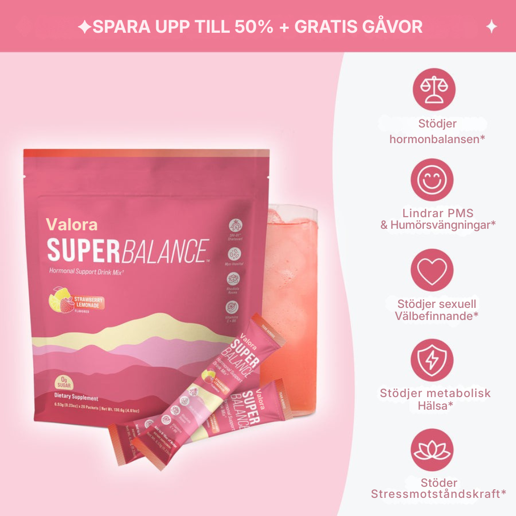 Valora® | Avancerad hormonbalansdryck för kvinnor – dagligt stöd för humör, energi och hormonellt välbefinnande