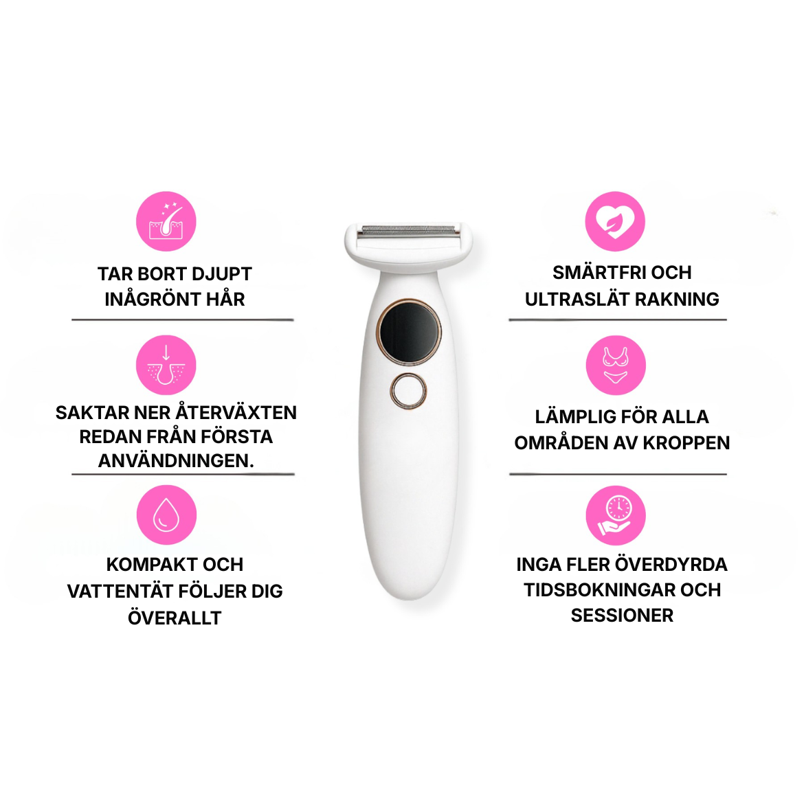 GlowBare® | 5-in-1 Razor