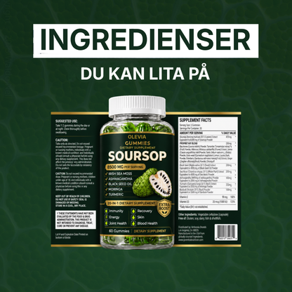Olevia® | Soursop-gummibonbons 20-i-1