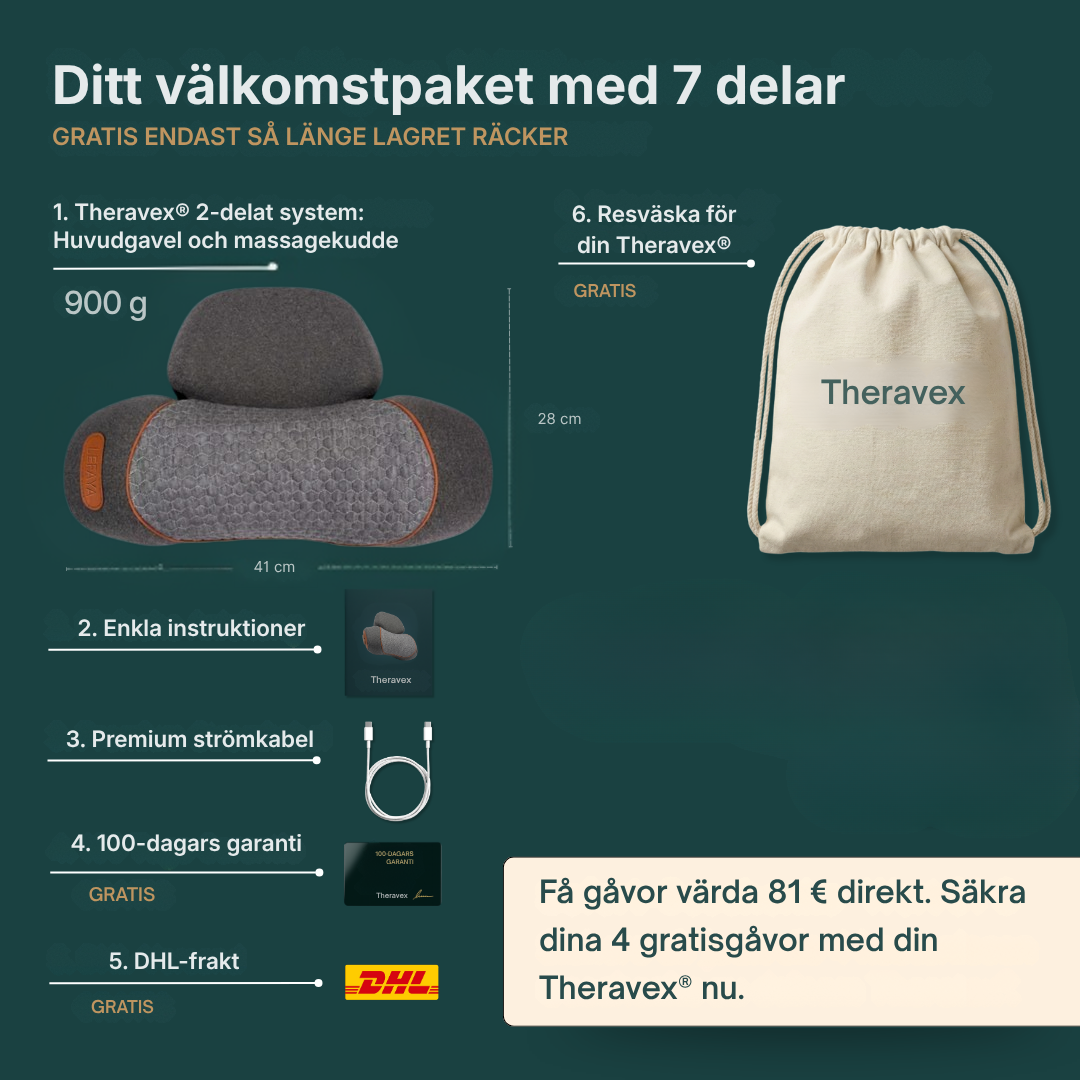 Theravex® | 3-i-1-massagekudde
