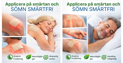 Sovaro® | Terapeutiska smärtplåster med gradvis frisättning – riktad komfort för muskler, leder, rygg och nacke