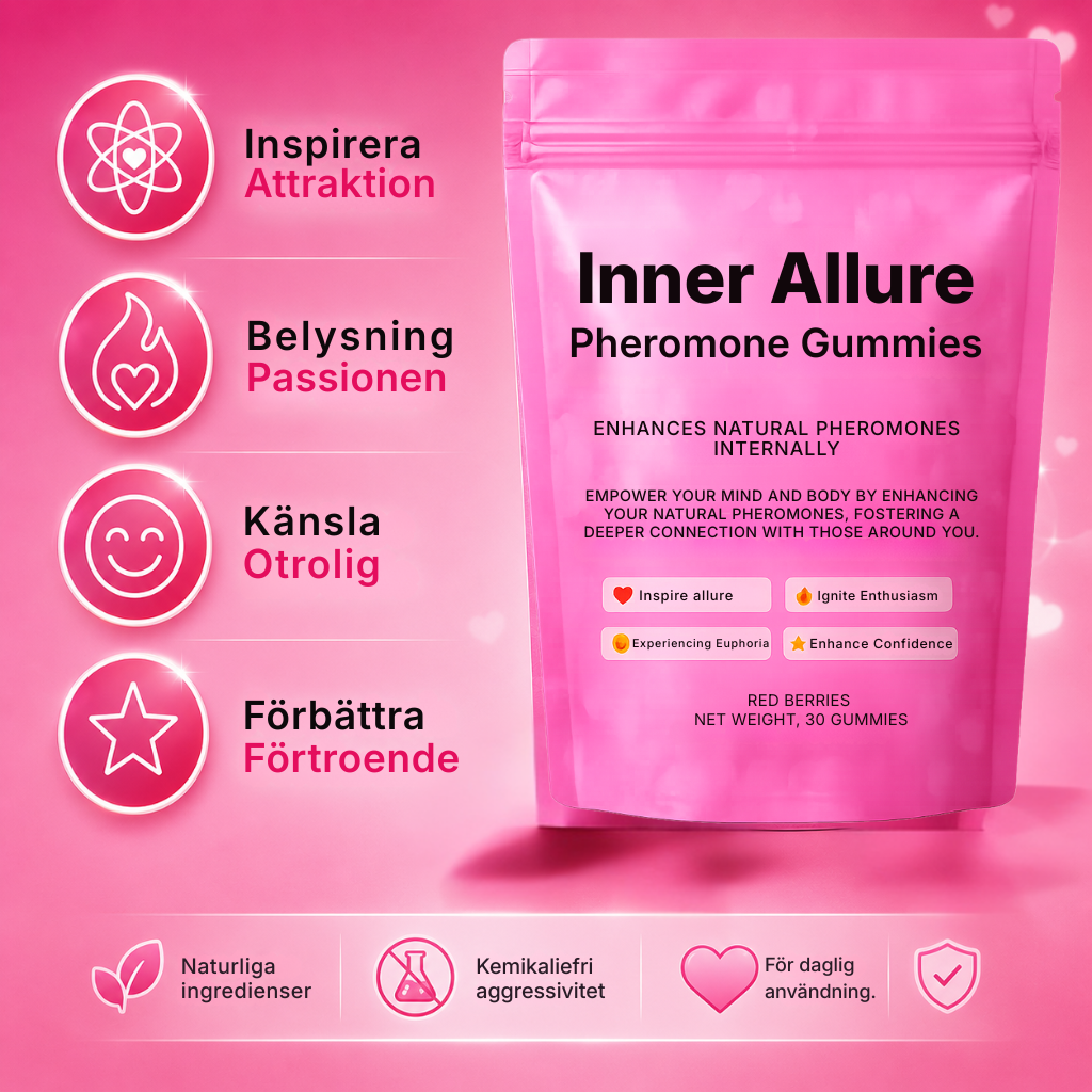 Inner Allure® Feromongummibonbons för kvinnor | Dagligt stöd för självförtroende, attraktionskraft och kvinnlig utstrålning